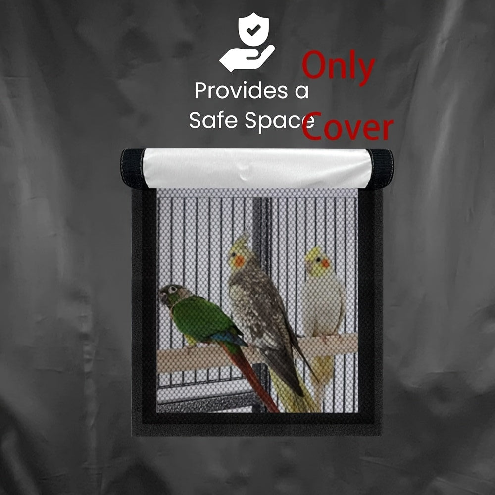 Blackout Bird Cage Cover, Good Night, Lightweight, Breathable Polyester Privacy Sleep Cover for Parrots, Cockatiels, Budgies, and Small Birds – Reduces Stress and Promotes Rest