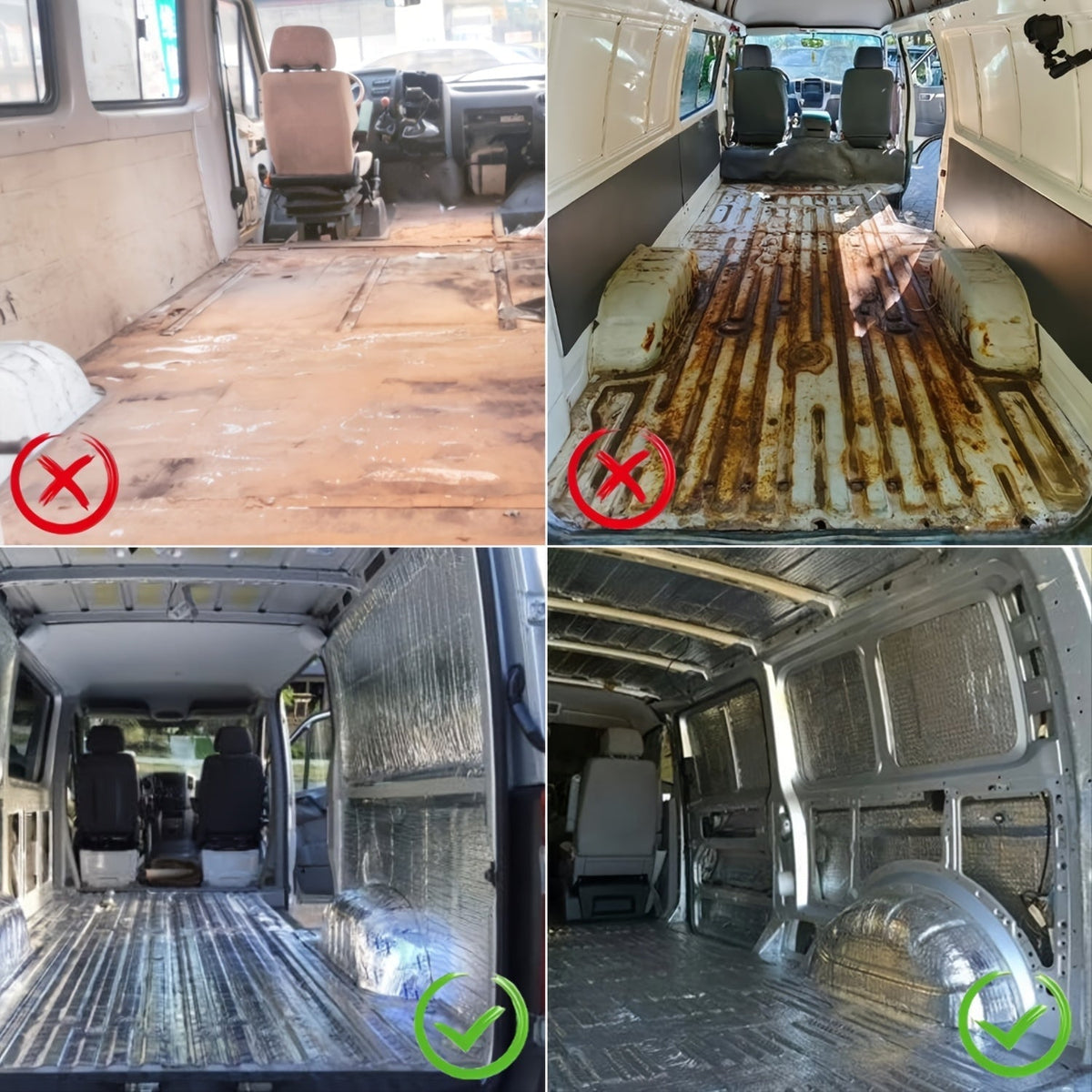 Car Sound Deadener & Heat Shield Mat 22/26 Sqft – Self-Adhesive Aluminum Foil Noise Reduction Insulation, Easy to Cut & Install for Floor, Door, and Trunk, Free Installation Tools Included