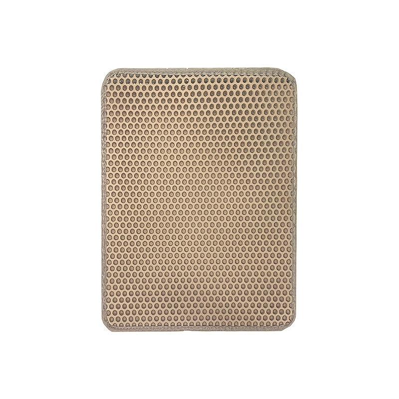Double-Layer Honeycomb Cat Litter Mat - Urine-Proof Litter Trapping Mat with Easy-Clean Design, Waterproof Floor Protector Pad for Cats, Available in 17.72x23.62 & 21.65x29.53 Inch Sizes