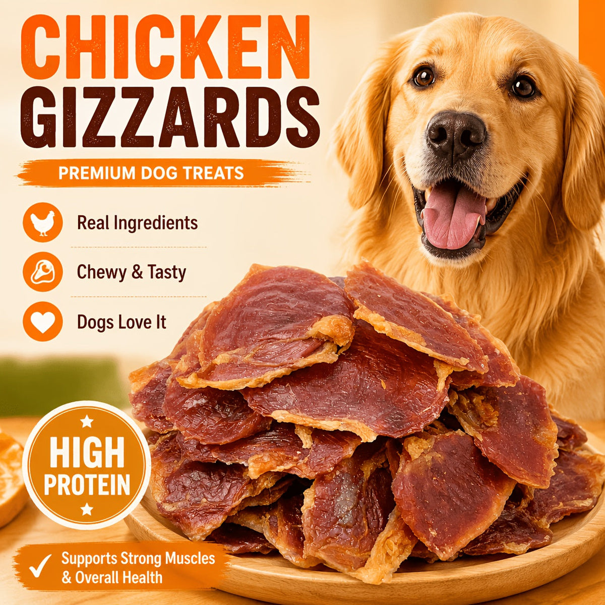 High Protein Dog Treats Combo Pack – Duck Jerky & Egg Yolk Roll & Chicken & Yolk Thin Slices, Healthy Chewy Training Reward Treats for Dogs, Easy to Digest, Natural Ingredients