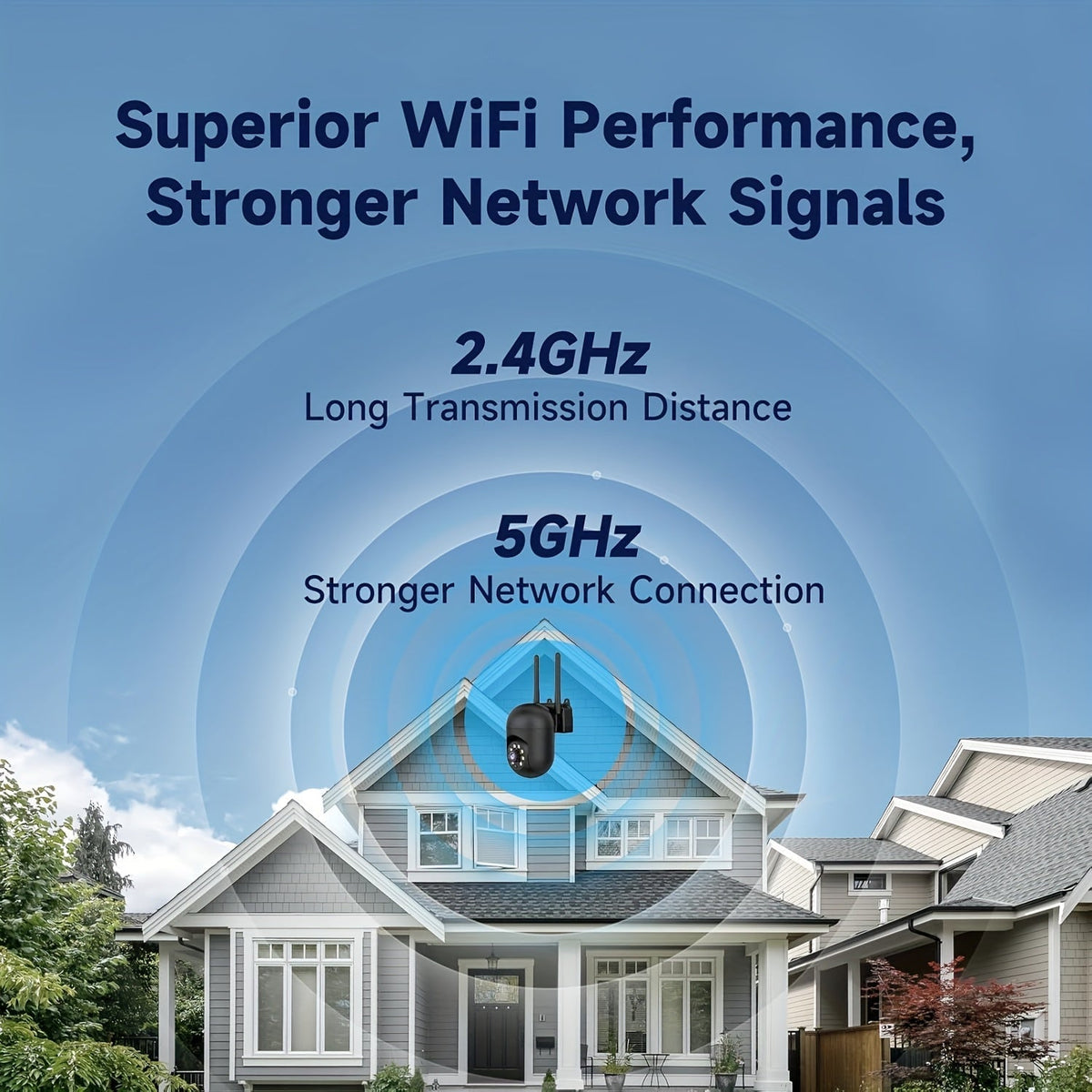 Indoor Security Camera 4-Pack 3MP Wireless – Cloud Storage, 2.4G/5G Dual-Band WiFi, AI Motion Detection, Two-Way Audio & Color Night Vision for Home Surveillance System