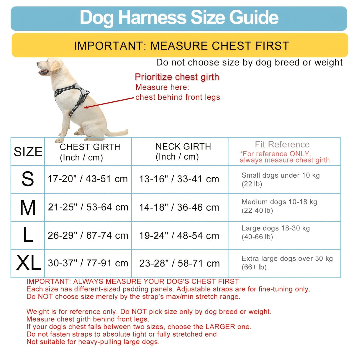 Dog Harness, Leash, and Poop Bag Dispenser 3-Piece Set – Escape-Proof, Adjustable, Breathable Vest Harness for Medium to Large Dogs with Reflective Strips – No-Pull Padded Dog Walking Kit with Waste Bag Holder