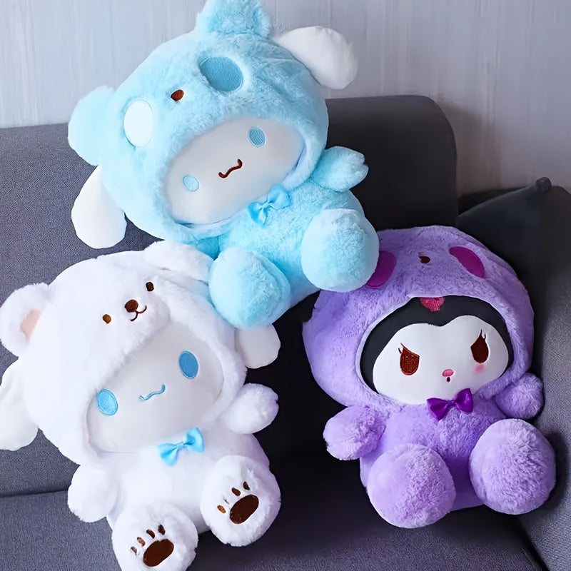 Sanrio Licensed Kuromi Plush Toy – Kawaii Stuffed Animal for Kids & Adults, Soft Cinnamoroll Plushie, No Battery Required, Perfect Birthday & Holiday Gift, Universal Cute Plush Doll