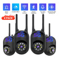 Indoor Security Camera 4-Pack 3MP Wireless – Cloud Storage, 2.4G/5G Dual-Band WiFi, AI Motion Detection, Two-Way Audio & Color Night Vision for Home Surveillance System