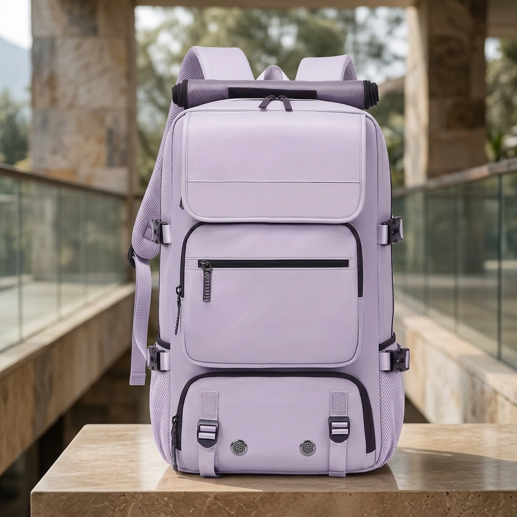 17-Inch Laptop Backpack Large Capacity – Airline Approved Travel Bag with Shoe Compartment, Multi-Pocket Business Work Backpack for Men, Durable Nylon, Hiking & Camping, Small & Large Sizes
