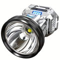 LED Rechargeable Headlamp T998 Ultra Bright Long Range – IP65 Waterproof, Large Reflector, Extended Battery Life, Head-Mounted Flashlight for Night Fishing, Camping, Hiking & Emergency Use