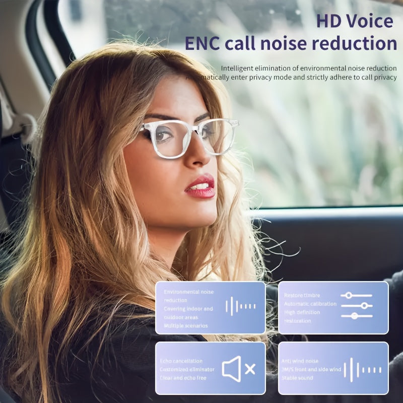 Smart Audio Glasses Bluetooth 6.0 – Auto-Dimming Photochromic Lenses, Anti-Blue Light, Music & Phone Calls, Converts to Sunglasses in Seconds, Multiple Frame Colors