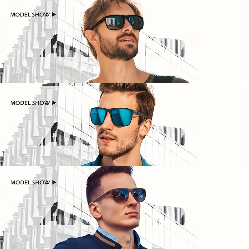 12-Pack Retro Square Sunglasses Bulk Set for Men and Women, Classic Designer PC Frame, UV Protection, for Beach, Outdoor Sports, and Daily Leisure, Wholesale Assorted Colors