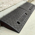 Portable Loading Ramps 2-Pack - 39.37" Wide Heavy Duty Ramps for Cars, Motorcycles & Pets - 3.94" Rise, Easy Setup, Space-Saving Mobility Solution