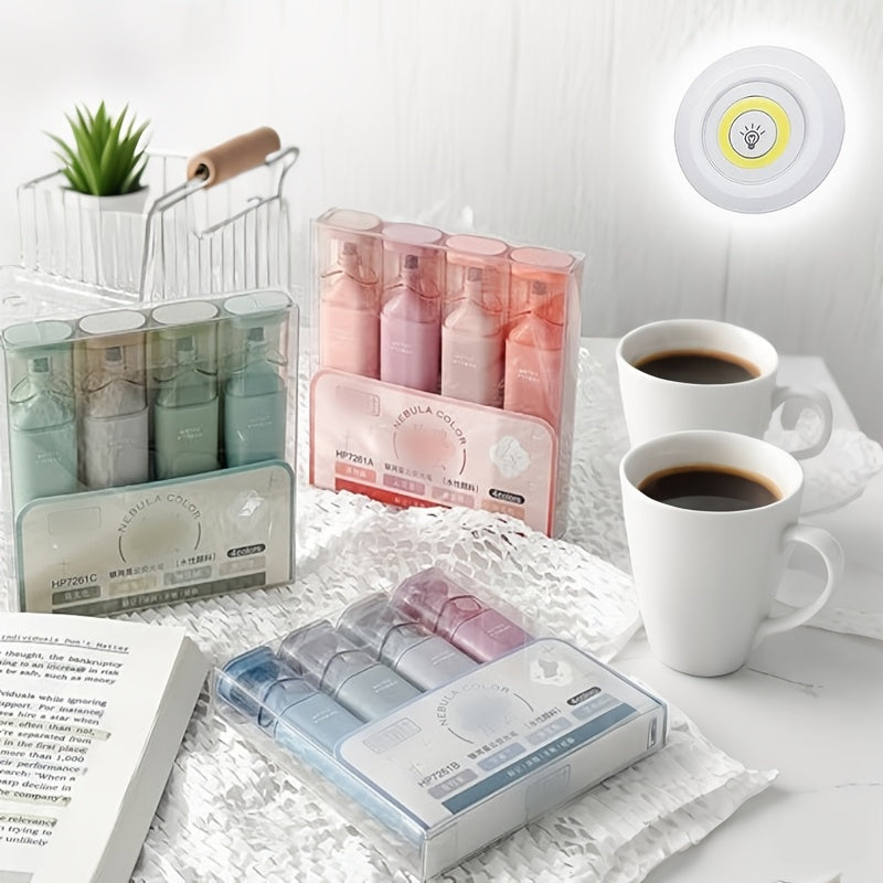 5 Pack LED Wireless Night Lights, Remote Control, Magnetic Adhesive, Battery Operated, for Cabinet, Hallway, Bathroom, Bedroom, Kitchen, Stairs, Home Decoration, Easy Setup